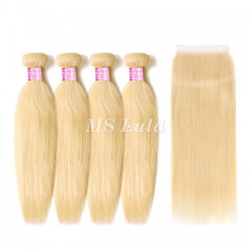613# Virgin Straight Hair Bundles With 6x6 Lace Closure | Human Hair Wig | Lace Front